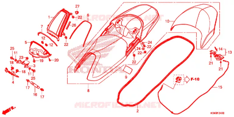 SELLE Honda SCOOTER 300 FORZA 2015  NSS300AD