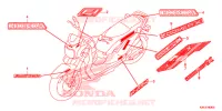 AUTOCOLLANTS pour Honda ZOOMER 110 X CBS de 2013