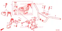 GUIDON   TE DE FOURCHE pour Honda ZOOMER 110 X CBS de 2013