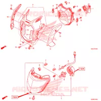 PHARE pour Honda ZOOMER 110 X CBS de 2013