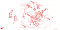 ETRIER DE FREIN AVANT (ACG110CSF) pour Honda ZOOMER 110 X de 2015