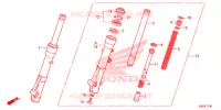 FOURCHE pour Honda SH MODE 125 de 2019
