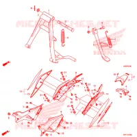 BEQUILLE pour Honda ACE 110 KICK START de 2019