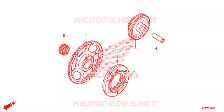 ROUE LIBRE DE DEMARREUR Honda MOTO 250 CRF 2021  CRF250RLK