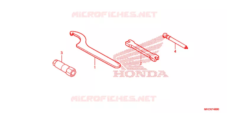 OUTIL Honda MOTO 450 CRF 2019  CRF450RXK
