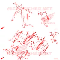 BEQUILLE pour Honda ACE 110 KICK START de 2023