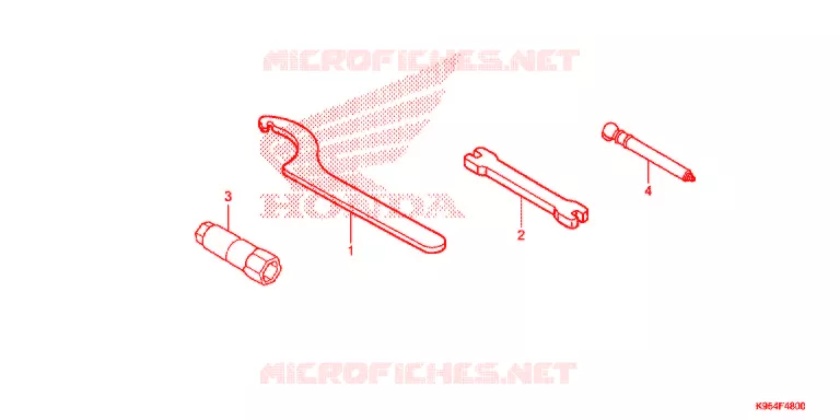OUTIL Honda MOTO 250 CRF 2020  CRF250RL