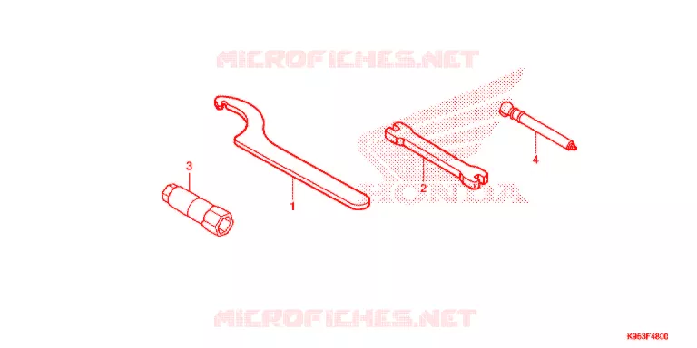 OUTIL Honda MOTO 250 CRF 2021  CRF250RXL