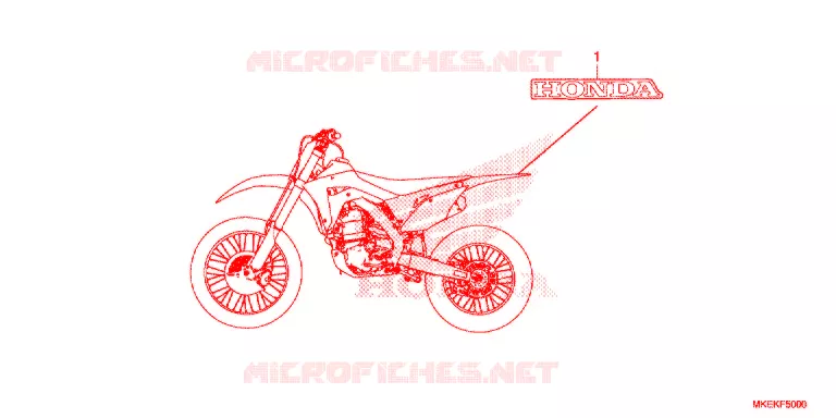 t (CRF450R/RX) Honda MOTO 450 CRF 2020  CRF450RL