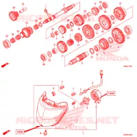 BOITE DE VITESSES pour Honda FOURTRAX 500 FOREMAN RUBICON 4X4 AT DCT EPS DELUXE de 2019