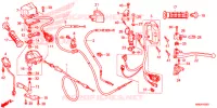 COMMODO   LEVIER   CABLE pour Honda FOURTRAX 500 FOREMAN RUBICON 4X4 AT DCT EPS DELUXE de 2019