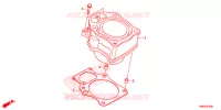 CYLINDRE pour Honda FOURTRAX 500 FOREMAN RUBICON 4X4 AT DCT EPS DELUXE de 2019