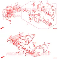 ETRIER DE FREIN AVANT pour Honda FOURTRAX 500 FOREMAN RUBICON 4X4 AT DCT EPS DELUXE de 2019
