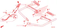 PEDALE   REPOSE PIED pour Honda FOURTRAX 500 FOREMAN RUBICON 4X4 AT DCT EPS DELUXE de 2019
