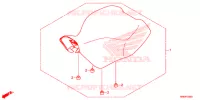 SELLE pour Honda FOURTRAX 500 FOREMAN RUBICON 4X4 AT DCT EPS DELUXE de 2019