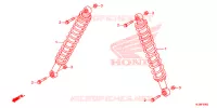 AMORTISSEUR ARRIERE pour Honda PIONEER 700 M4 DELUXE de 2020