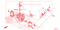 CORPS DE PAPILLON pour Honda PIONEER 700 M4 DELUXE de 2020