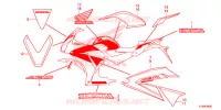 AUTOCOLLANTS pour Honda CBR 300 R de 2019