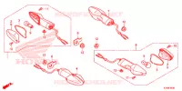 CLIGNOTANT pour Honda CBR 300 R de 2019