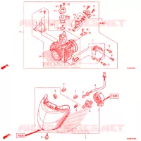CORPS DE PAPILLON pour Honda CBR 300 R de 2019