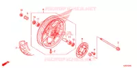 ROUE AVANT pour Honda ZOOMER 110 X de 2016