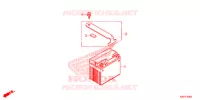 BATTERIE pour Honda ZOOMER 110 X de 2017