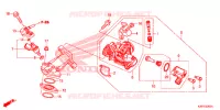 CORPS DE PAPILLON pour Honda ZOOMER 110 X de 2017