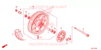 ROUE AVANT pour Honda ZOOMER 110 X de 2017