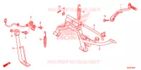 BEQUILLE   PEDALE KICK pour Honda ZOOMER 110 X de 2019