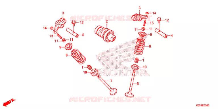 ARBRE A CAMES - SOUPAPE Honda MOTO 110 CD 2017  CB110C2MH
