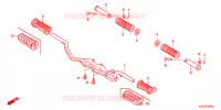 REPOSE PIED pour Honda BIZ 125 SOMENTE PEDAL DE PARTIDA de 2009