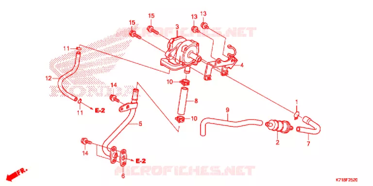 FILTRE A AIR - SOUPAPE D'AIR Honda MOTO 110 WAVE 2018  AFS110MCSJ_S