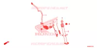 BEQUILLE LATERALE pour Honda CB 650 R de 2020