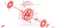 ROUE AVANT pour Honda CB 650 R de 2020