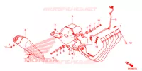 SILENCIEUX D'ECHAPPEMENT pour Honda CB 650 R de 2020