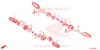 CLIGNOTANT pour Honda CBR 500 R ABS de 2019