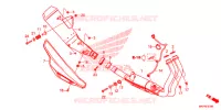 SILENCIEUX D'ECHAPPEMENT pour Honda CBR 500 R ABS de 2019