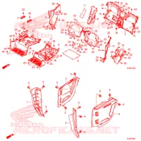 CARROSSERIE CENTRALE pour Honda TALON 1000 R de 2019