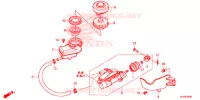 MAITRE CYLINDRE DE FREIN pour Honda TALON 1000 R de 2019