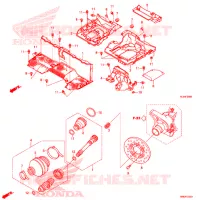 CARROSSERIE CENTRALE pour Honda PIONEER 500 M2 de 2020