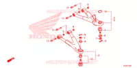 TRIANGLES AVANT pour Honda PIONEER 500 M2 de 2020