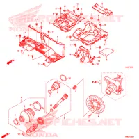 CARROSSERIE CENTRALE pour Honda PIONEER 500 M2 de 2020