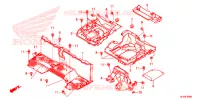 CARROSSERIE CENTRALE pour Honda PIONEER 500 M2 CAMO de 2020