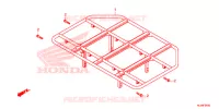 PORTE BAGAGES pour Honda PIONEER 500 M2 CAMO de 2020