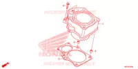 CYLINDRE pour Honda FOURTRAX 420 RANCHER 2X4 Electric Shift de 2020