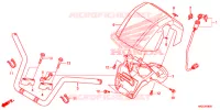 GUIDON pour Honda FOURTRAX 420 RANCHER 2X4 Electric Shift de 2020
