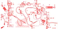 LEVIER DE GUIDON   CABLE   COMMODO pour Honda FOURTRAX 420 RANCHER 4X4 ES de 2020