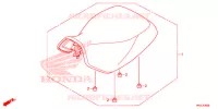 SELLE pour Honda FOURTRAX 420 RANCHER 4X4 ES de 2020