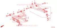 TRIANGLES AVANT pour Honda FOURTRAX 420 RANCHER 4X4 ES de 2020