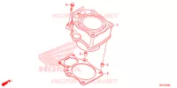 CYLINDRE pour Honda FOURTRAX 420 RANCHER 4X4 Manual Shift CAMO de 2020